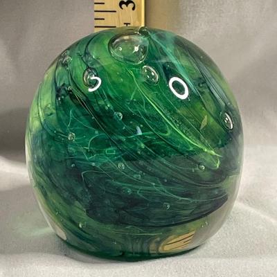 Kerry Glass Irish Paperweight