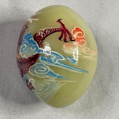 Hand Painted Chinese Dragon Egg
