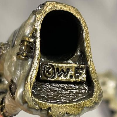 Enamel on Brass Cat