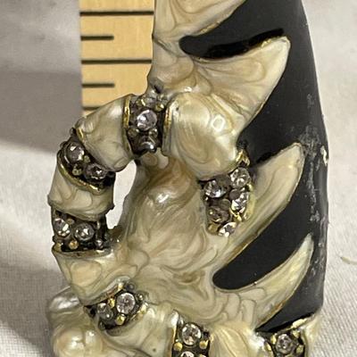 Enamel on Brass Cat