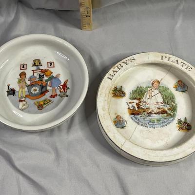 Antique Baby Dishes