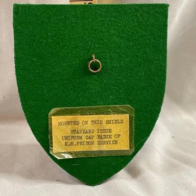 England Prison Guard Uniform Cap Emblem