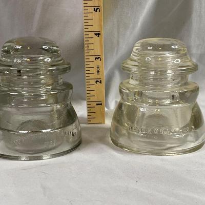 Whitall and Hemingray Glass Insulators