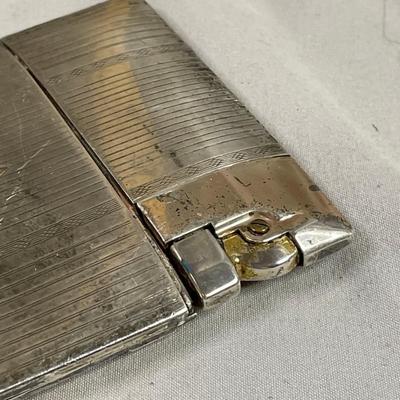 1954 Sterling Lighter and Cigarette Case