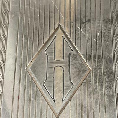 1954 Sterling Lighter and Cigarette Case
