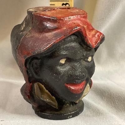 Antique A.C. Williams Cast Iron Bank Double Face