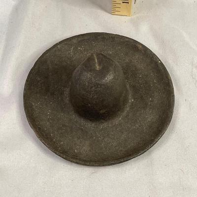 Cast Iron Cowboy Hat Ashtray