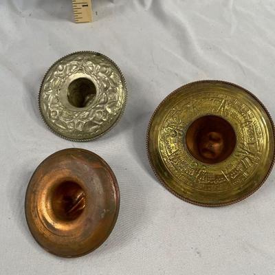 Metal Cowboy Hat Ashtrays