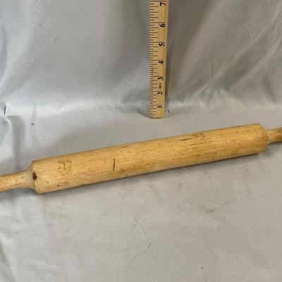Single Wood Piece Rolling Pin