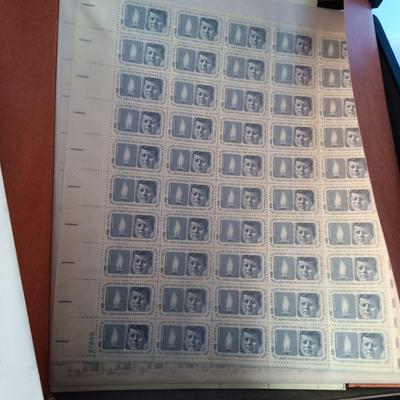 LOT 13L: An Assortment of Vintage Stamps- State Flags, John F. Kennedy, Elvis & More