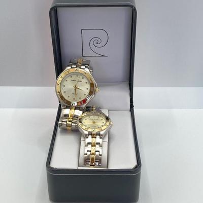 LOT 28J: His and Hers Pierre Cardin Watches in Box
