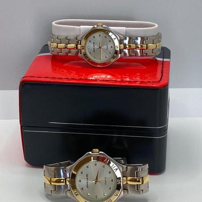LOT 28J: His and Hers Pierre Cardin Watches in Box