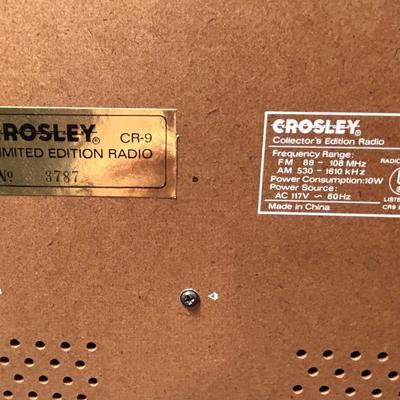 LOT 124FB: Crowley Limited Edition Juke Box With Cassette Tape Player