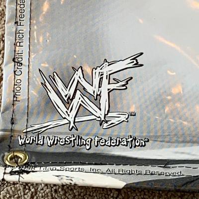 LOT:193: WWF Stone Cold Steve Austin Life Sized Vinyl Banner