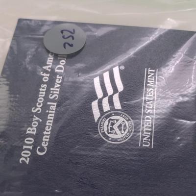 2010 U.S. Mint Boy Scouts of America Centennial Silver $1 Proof Coin (#252)