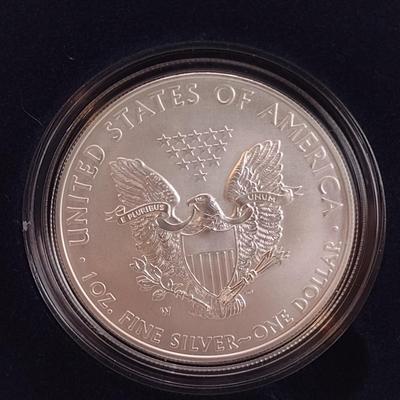 2008 U.S. Mint American Eagle One Ounce Silver $1 Uncirculated Coin (#258)