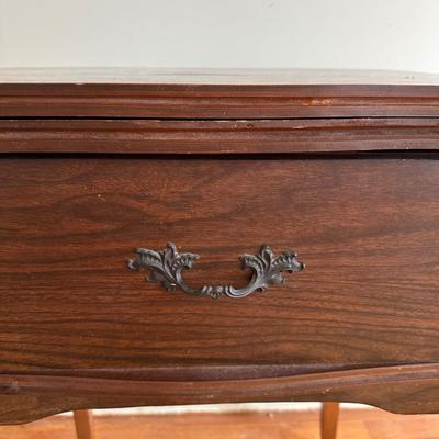 Vintage Table W/ White Brand Sewing Machine