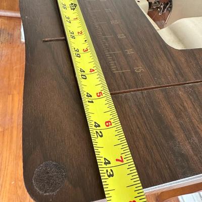 Vintage Table W/ White Brand Sewing Machine