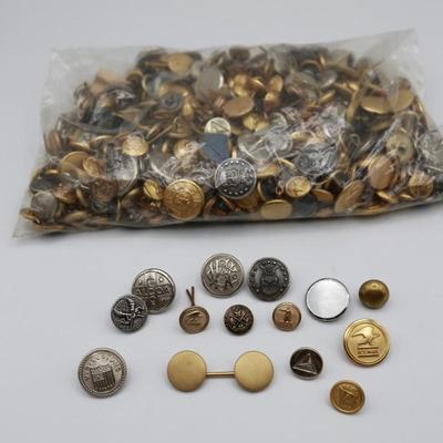 Assortment of Military Uniform Buttons