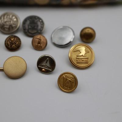 Assortment of Military Uniform Buttons