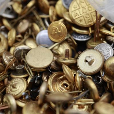 Assortment of Military Uniform Buttons