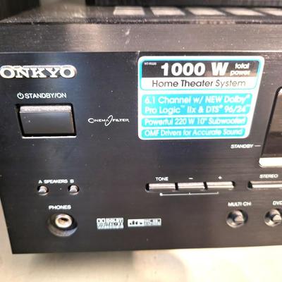 8 Piece Onkyo Home Theater System Set with Sony DVD and InFocus ScreenPlayâ„¢ 4805 DLP Projector
