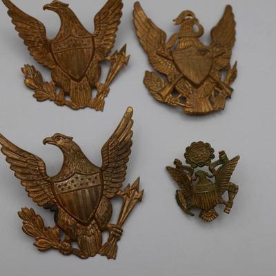 US Army Shako Helmet Plates