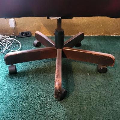 Red Leather Office Chair