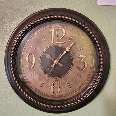 Wall Art with Clock