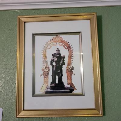 Wall Art with Clock