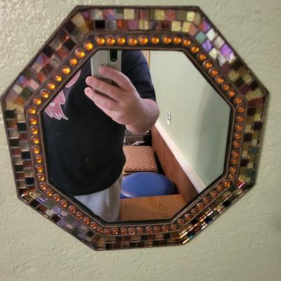 Clock With 2 Matching Mirrors