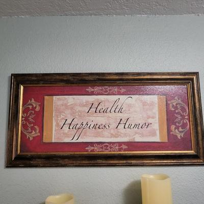 Wall Art with Candles