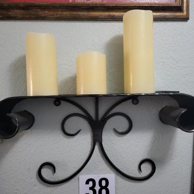 Wall Art with Candles
