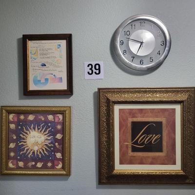 Wall Art WIth Love Frame
