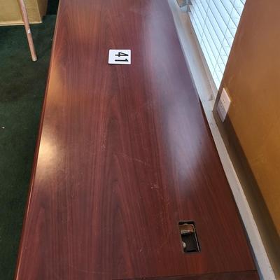 Cherry Wood Office Desk with 2 Drawers