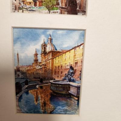 Hand colored images of Rome