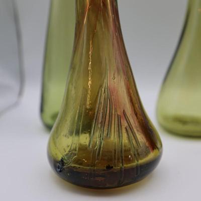 Hand Blown Vases & Cup