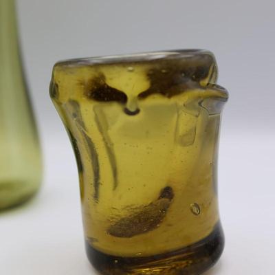 Hand Blown Vases & Cup