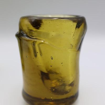 Hand Blown Vases & Cup