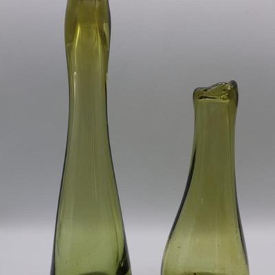 Hand Blown Vases & Cup