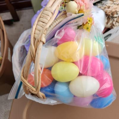 Large Tote filled with Easter Decor includes tote