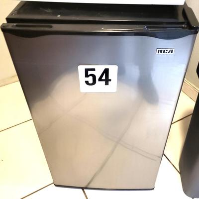 RCA Mini Fridge, Sunbeam Microwave and Simplehuman Waste Can