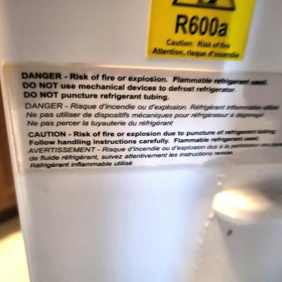 RCA Mini Fridge, Sunbeam Microwave and Simplehuman Waste Can