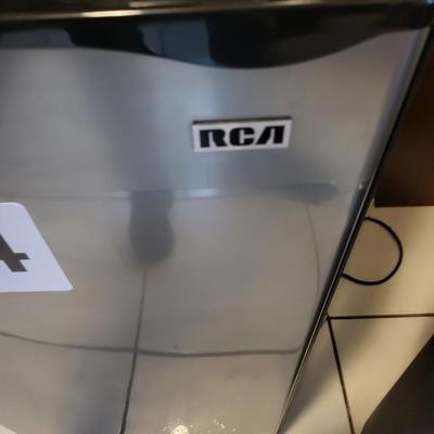 RCA Mini Fridge, Sunbeam Microwave and Simplehuman Waste Can