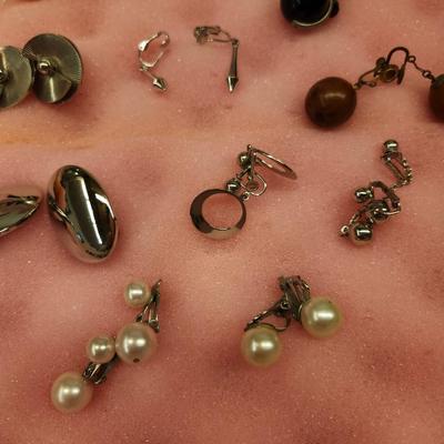 Clip on (no pierced) earrings lot