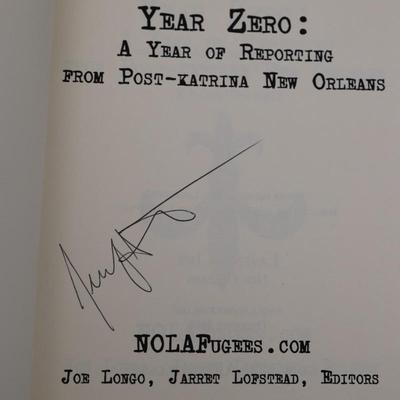 SIGNED Books on Hurricane Katrina