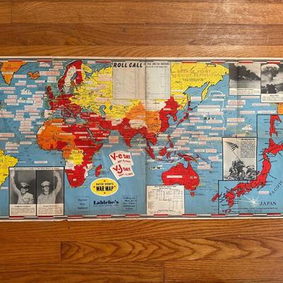 Collection of WWII Maps Printed in 1942