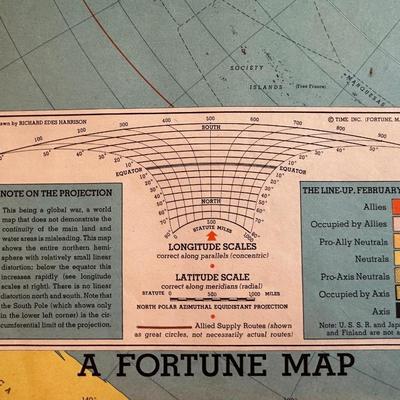 Collection of WWII Maps Printed in 1942