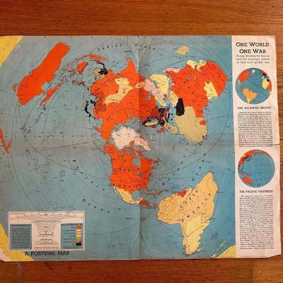 Collection of WWII Maps Printed in 1942