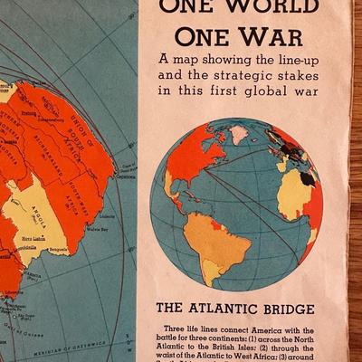 Collection of WWII Maps Printed in 1942